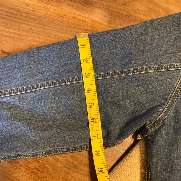 Chico’s size S denim jacket with colorful lining - Picture 7 of 7